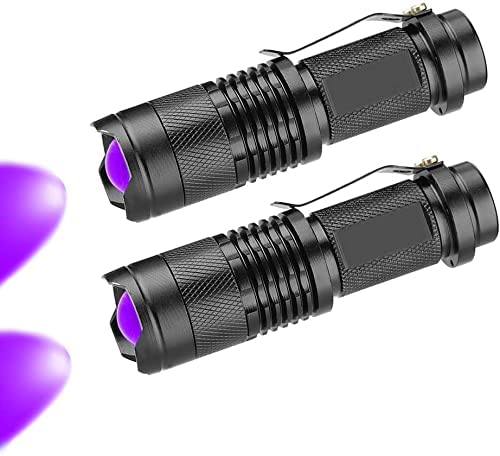 Linterna UV LED luz negra ultravioleta pet orina detector